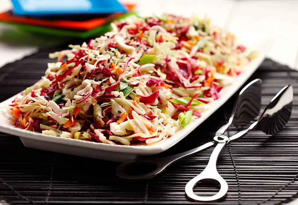 Sesame slaw