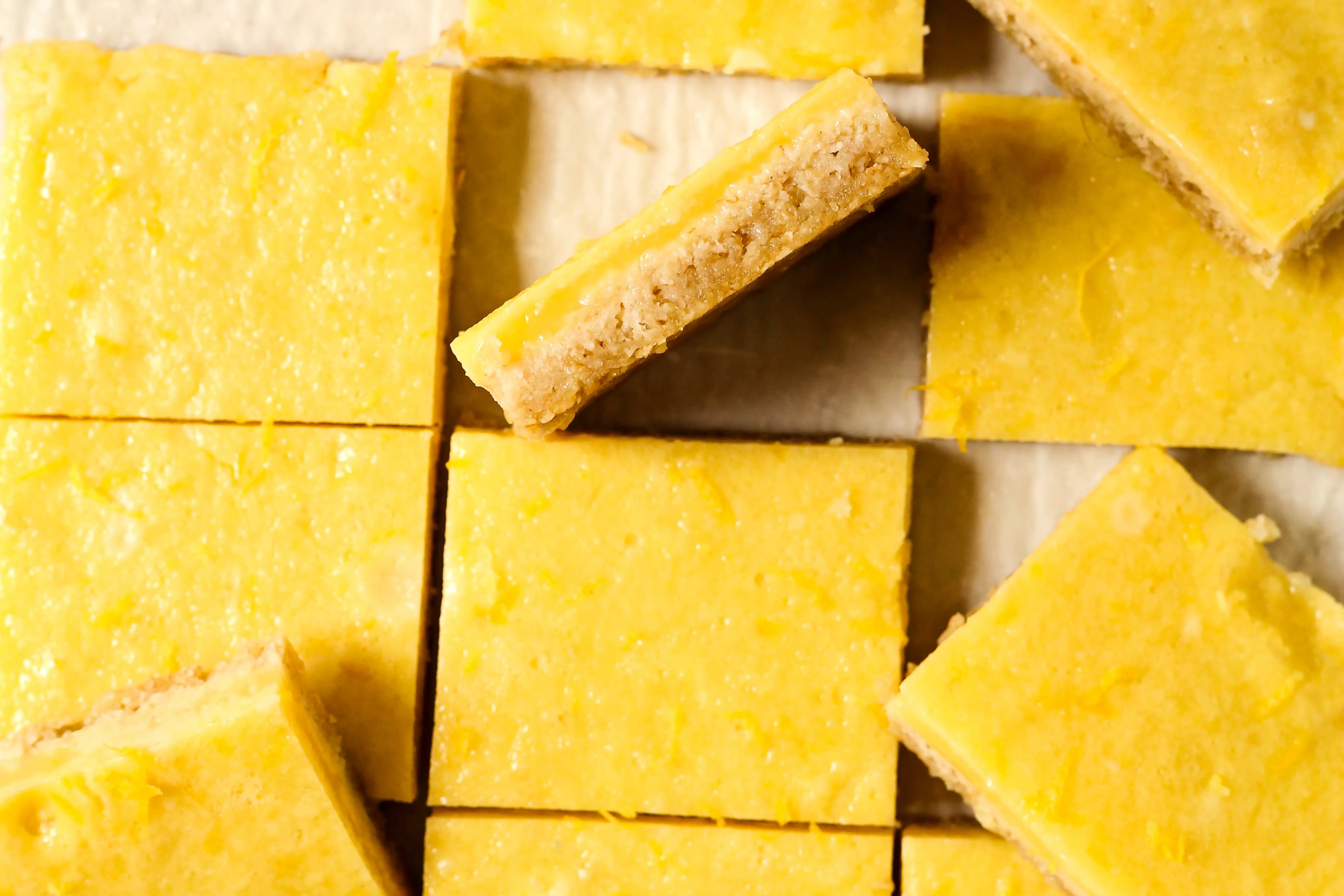 Lemon custard squares