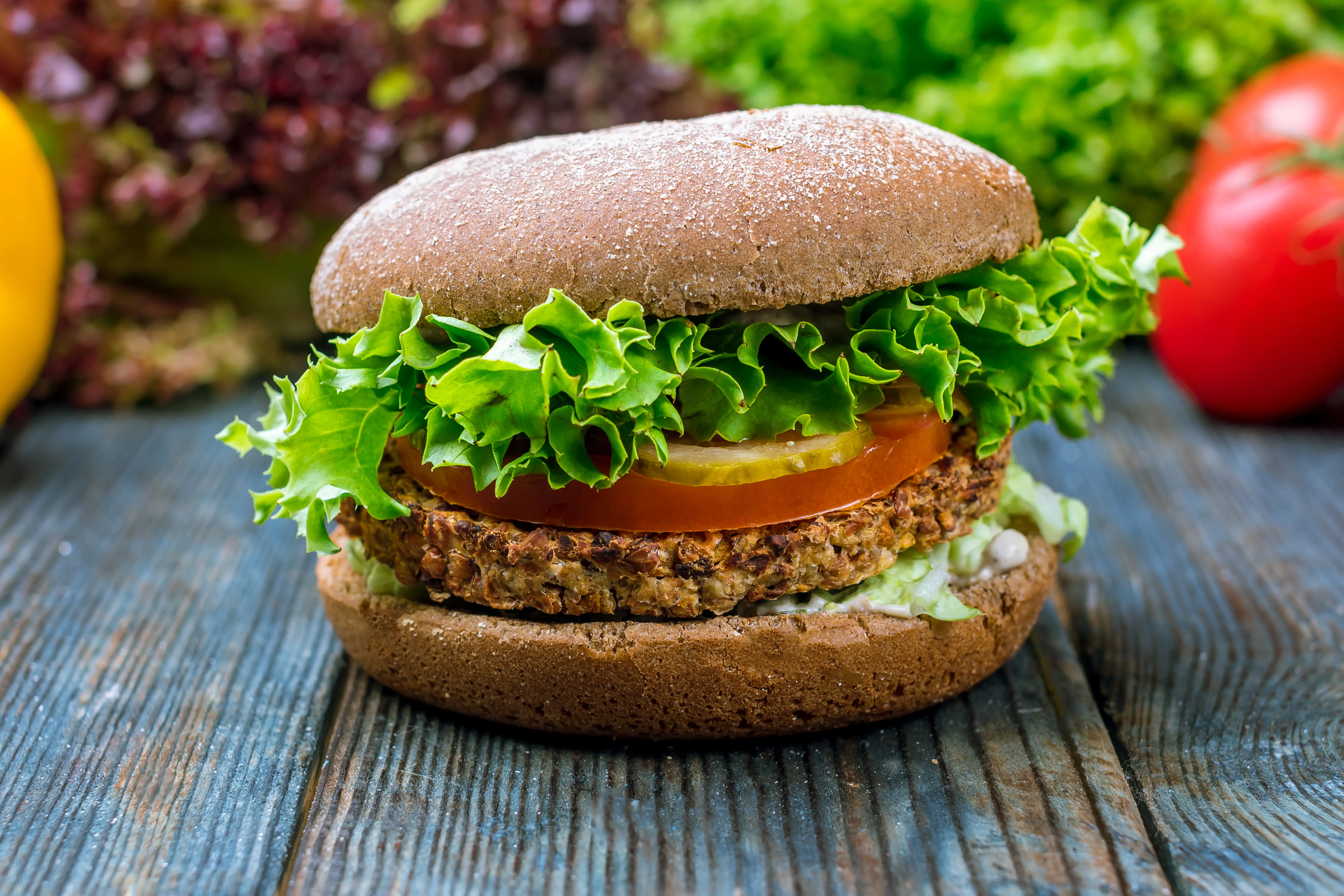Lentil burger patties