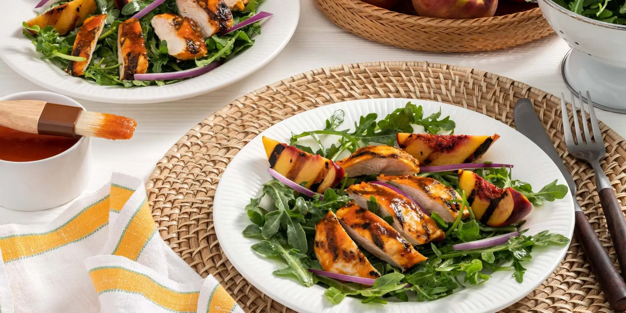 Peach BBQ chicken breast