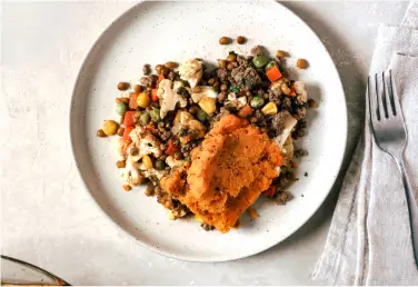 Indian spiced shepherd's pie